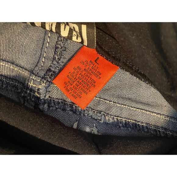 ZANA DI Maternity Jeans Size L Bling Detail on Pockets - Picture 5 of 7